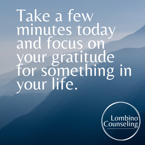 Express gratitude to help your mental health. Rich Lombino, Therapist & Lawyer